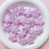 oly-aacfc3d14abad31655b791829eb9bc10 Wholesale Chic Acrylic Five Point Star Loose Beads Light Blue Electroplated DIY Jewelry Accessory Ideal for Phone Chain Making Boutique Resale