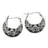 oly-ab1ad1cbd415f8b4d698b598451b554c Wholesale Vintage Boho Silver Tone Alloy Moon Crescent Sunflower Drop Earrings Fashion Jewelry Accessory For Gift Boutique Resale