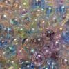 Wholesale Clear Acrylic Round Beads UV Coated for DIY Phone Chain Keychain Making, Fashion Jewelry Accessory, Gift & Boutique Resale