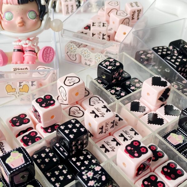 oly-ab6179b4cd21c71fe00bfdfc7df3bda8 Wholesale Black Pink Acrylic Square Beads for DIY Phone Charms Keychain Bag Pendant Craft Supplies