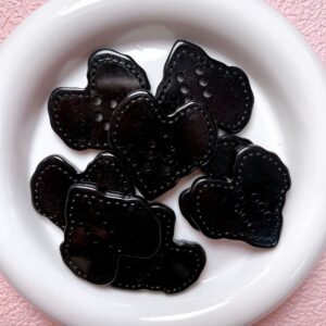 05-black / Size is about 42mm, hole diameter is about 2.5mm