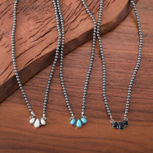 oly-ab94161de70100b3e8399ea7d36bef12 Wholesale Zinc Alloy Drop Pendant Necklace With Turquoise Inlay Bohemian Style Fashion Jewelry Accessory Gift