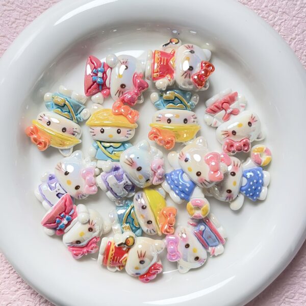 oly-abc9101826046e15b22b417ed6836c61 Wholesale Multicolor UV Coated Cartoon Resin Loose Beads for DIY Phone Chain Keychain Jewelry Making