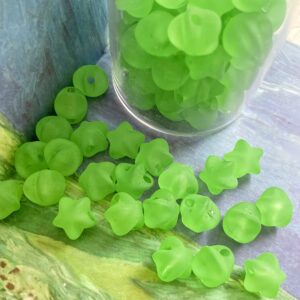 07-fruit green / Size is about 11mm, hole diameter is about 2.1mm