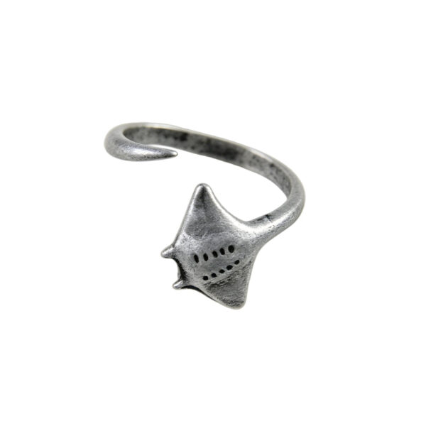 oly-ac25e265148864f801771eca7f41c985 Wholesale Zinc Alloy Manta Ray Open Ring Ocean Style Fashion Jewelry Everyday Wear Accessory