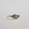 Wholesale Distressed Alloy Electroplated Vintage Bohemian Two Tone Honey Ring Women S Fashion Jewelry Gift