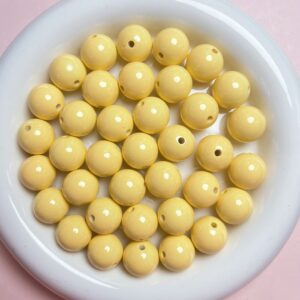 08-Milk Yellow / The size is about 16mm