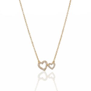 Openwork heart necklace