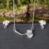 oly-ae198e9bcf781f02a114c489d2429227 Wholesale Retro Ginkgo Leaf Alloy Earrings Necklace Set Fashion Jewelry Accessory Casual Party Wear Gift For Women