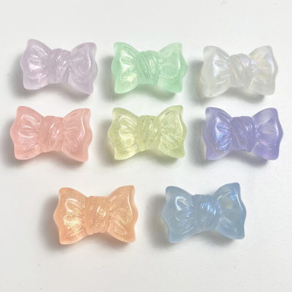oly-ae4bb7fb5d316eb37a4c718ef330d27a Wholesale Luminous Bow Loose Beads DIY Jewelry Making Charms for Necklace Earrings, Boutique Resale