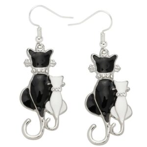 Cat earrings (fg554-1)*