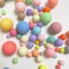 oly-ae959c530cde467d11c1263810f52294 Wholesale Frosted Acrylic Round Beads Cream Macaron Mix for DIY Phone Charm Hair Clip Ring Making Jewelry Accessory
