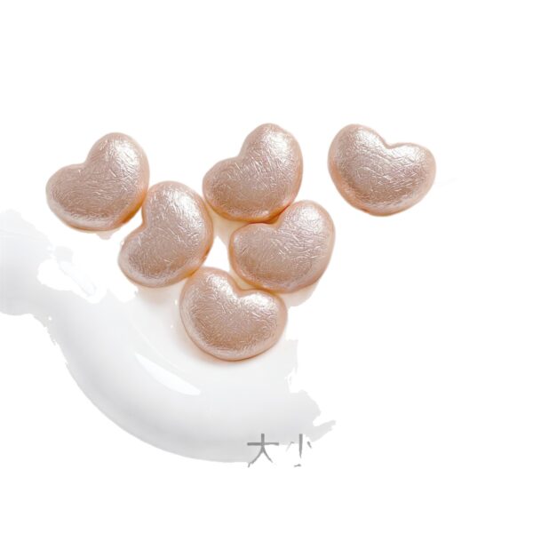 oly-aedf71842d167031480da9534f97fe74 Wholesale Heart Shape Pearlescent Acrylic Beads for DIY Phone Keychain Jewelry Making - Chic Gift Craft Supply
