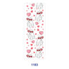 Wholesale 2/8/16pcs Spooky Black Cat Ghost Heart Halloween Print Pen and Bookmark Stickers UV DTF Wraps OLY Exclusive