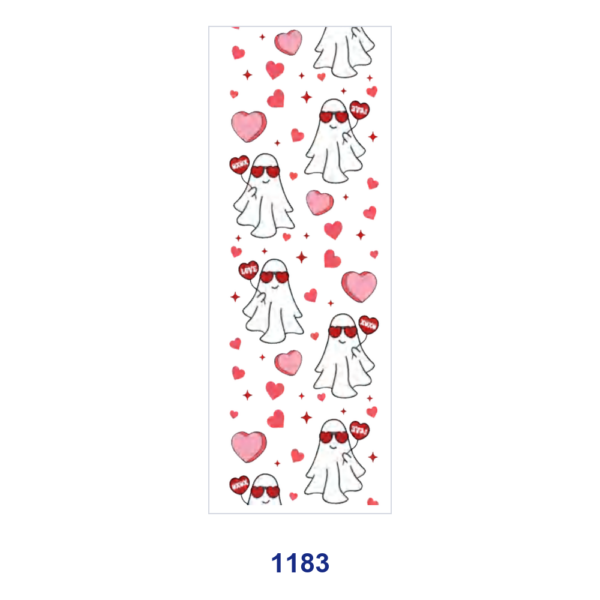 Wholesale 2/8/16pcs Spooky Black Cat Ghost Heart Halloween Print Pen and Bookmark Stickers UV DTF Wraps OLY Exclusive