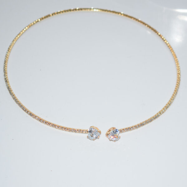 oly-af55f2aa6654e0f602741d09cf640ef8 Wholesale Heart Zircon Crystal Jewelry Set Silver Tone Bridal Choker Necklace Bracelet Earrings Party Wear Gift For Boutique Resale