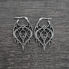 Wholesale Retro Bohemian Hollow Design Earrings For Women Silver Tone Zinc Alloy Boutique Jewelry Accessory