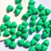 oly-b01a53e793803c77f09eeec872a7a0cc Wholesale Glow in the Dark Heart-Shaped Acrylic Loose Beads Sapphire Blue 10mm 50pcs for DIY Phone Charm Keychain Making Chic Bag Charm Accessory for Everyday Wear and Resale