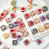 oly-b0300a832db6c3ed62b585232ac187e9 Wholesale Puppy Print Acrylic Square Loose Beads for DIY Bracelet Phone Charm Jewelry Making Craft Supply