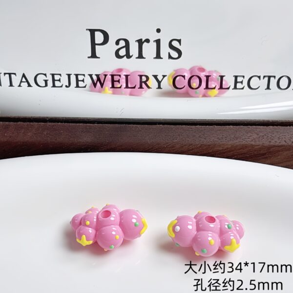 oly-b0bb7193b1bf66e12ed69f9d8ecd8808 Wholesale Acrylic Hand Painted Cloud Beads Cute Baked Enamel Charms for DIY Jewelry Bag Charm Phone Strap and Resale