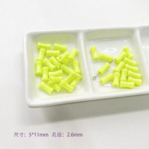 06-yellow green bamboo joint / See picture for size (sold by piece)