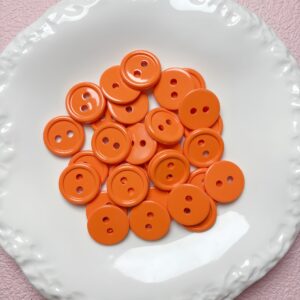 09-orange / Size is about 25mm, hole diameter is about 3.8mm