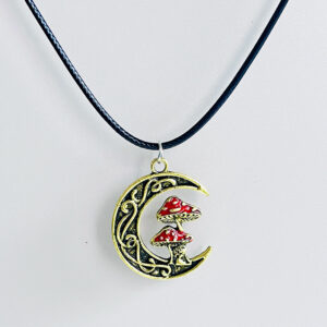A mushroom necklace