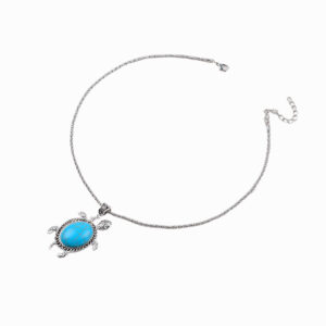 Turquoise turtle necklace