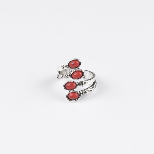 oly-b191ff647b5780e3c0d33d5a654684f1 Wholesale Vintage Ethnic Adjustable Ring Geometric Design Antique Silver Finish Unisex Fashion Jewelry Accessory For Boutique Resale