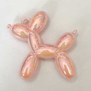 10# bright pink / The size is about 45*46mm, the thickness is about 13mm, and the aperture is about 3.5mm (sold by unit)