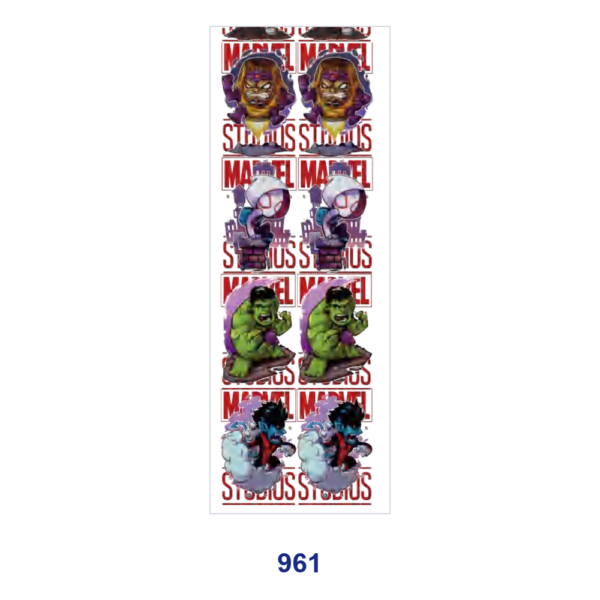 Wholesale 2/8/16pcs Cute Puppy Superhero Dolphin Tiger Wolf Rock Music Character Print Pen and Bookmark Stickers UV DTF Wraps OLY Exclusive