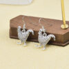 oly-b21f242c2fc915baf3c74769d300bc0d Wholesale Vintage Rooster Pendant Necklace And Earrings Set Retro Fun Animal Jewelry Fashion Accessory For Gift And Boutique Resale