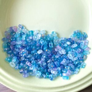 06-dark blue / Size about 4*6mm