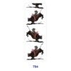 Wholesale 2/8/16pcs Western Cowboy & Butterfly Floral Teddy Bear Print Pen and Bookmark Stickers UV DTF Wraps OLY Exclusive