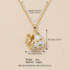 oly-b42a1d0e1d9b059cf74a365fe43f990d Wholesale Sweet Teacup Rabbit Shape Pendant Necklace Electroplating Copper Electroplated Fashion Jewelry Accessory For Everyday Gift