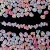 Wholesale 50pcs Acrylic Semi-Transparent Candy Color Heart Star Loose Beads for DIY Bracelet Pendant Jewelry Making