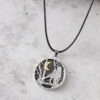 oly-b47496d81312c733b352ce7fd82ae7da Wholesale Retro Crow Moon Forest Necklace Ancient Silver Fashion Accessory Gift For Women Boutique