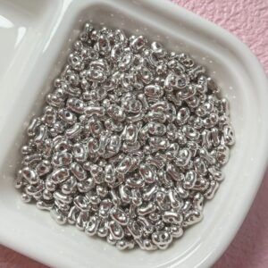 14-silver / The size is about 4*6.5mm, the aperture is about 1.2mm