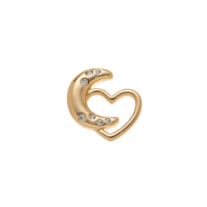 Crescent heart (single accessory)