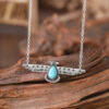 oly-b4f1a52541718eb6c8f4613dbd4ffa73 Wholesale Antique Silver Bohemian Airplane Pendant Necklace Turquoise Inlay Vintage Style Jewelry Boutique Resale