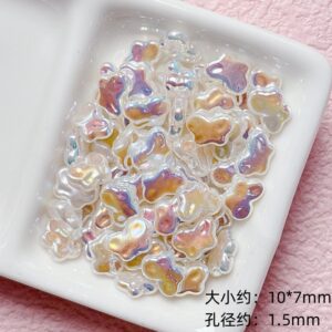 E139-04-[white] little butterfly / (sold by piece) see picture for size