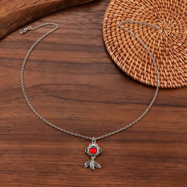 oly-b5c52a975bf95bbbc210cea410176ab0 Wholesale Vintage Goldfish Koi Necklace And Earrings Set Zinc Alloy Electroplated Bohemian Chic Jewelry Accessory Gift For Party Wear