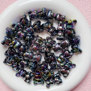 05-black / The size is about 25*17mm, the hole diameter is about 2.5mm (sold by piece)