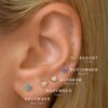 oly-b64935189fbba4a64fd934b052563b75 Wholesale Copper Butterfly Ear Studs With Zircon Screw Back Cartilage Piercing Trendy Women S Jewelry Accessory Fashion Gift For Boutique Resale