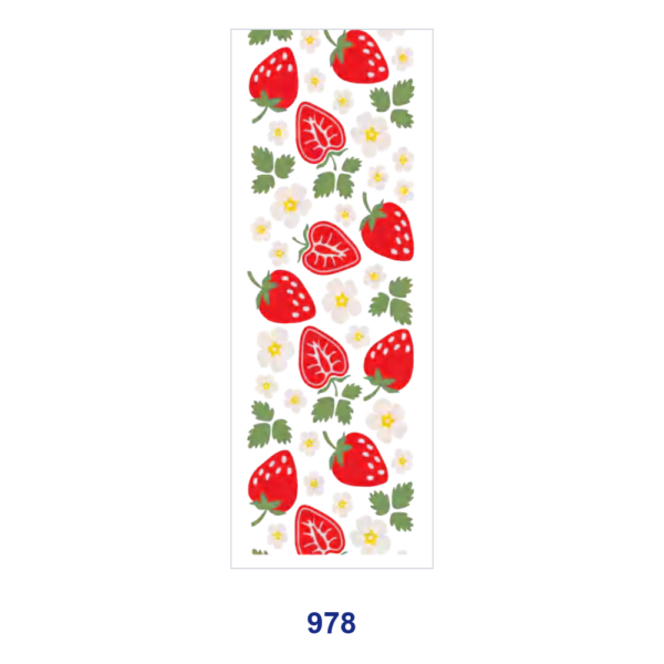 Wholesale 2/8/16pcs Rainbow Heart Floral Strawberry Citrus Fruit Cute Cow Cartoon Print Pen and Bookmark Stickers UV DTF Wraps OLY Exclusive