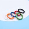 oly-b6d4f32bbaafa627a1f46ea6bcbc5123 Wholesale Colorful Baked Enamel Metal Spring Open Rings for DIY Jewelry Keychain and Phone Accessory