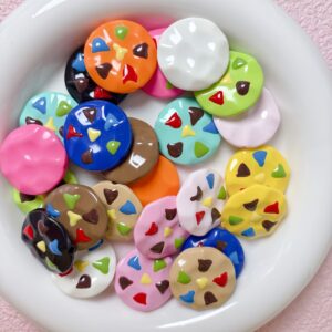 16-randomly mix colors / Size is about 25mm, hole diameter is about 2.5mm