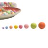 oly-b768c76e0776e2958a482a2db22914cc Wholesale Frosted Acrylic Round Beads Cream Macaron Mix for DIY Phone Charm Hair Clip Ring Making Jewelry Accessory