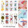 oly-b781bb4decb98c4fc2573c8f63bec73e Wholesale 2/8/16pcs Fantasy Dragon & Animal Cowgirl Art Print Pen and Bookmark Stickers UV DTF Wraps OLY Exclusive