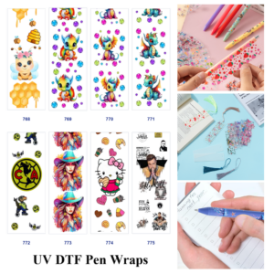 oly-b781bb4decb98c4fc2573c8f63bec73e Wholesale 2/8/16pcs Fantasy Dragon & Animal Cowgirl Art Print Pen and Bookmark Stickers UV DTF Wraps OLY Exclusive